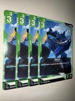 Gundam TCG Gouf ST03-009 X4 Playset Card Game CCG English - Image 2