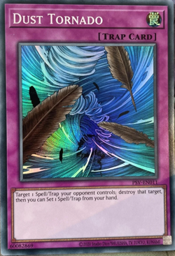 Dust Tornado - Super Rare - PSV-EN011 - Yugioh TCG Card - Image 1