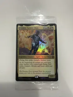 MTG Magic the Gathering SPM FOIL 127 Sealed COSMIC SPIDER-MAN Pre-Release PROMO - Image 1