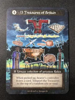 Sorcery Contested Realm 13 Treasures of Britain Regular Arthurian Legends NM - Image 1