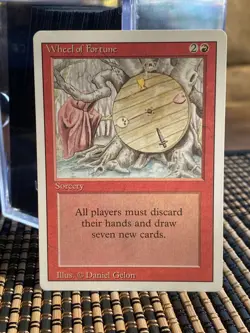 Wheel of Fortune Revised Edition Regular NM Near Mint MTG - Image 1