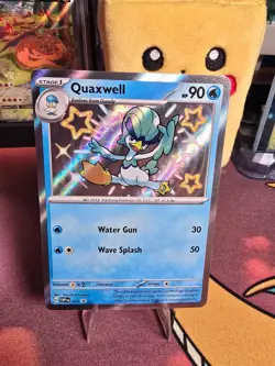 Pokemon TCG Quaxwell SVP083 Scarlet & Violet Black Star Promo Holo NM - Image 1