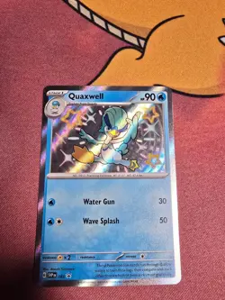 Pokemon TCG Quaxwell SVP083 Scarlet & Violet Black Star Promo Holo NM - Image 3