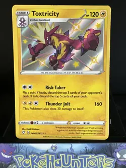 Pokemon Card Toxtricity SV042/SV122 Shining Fates Baby Shiny Vault Near Mint - Image 1