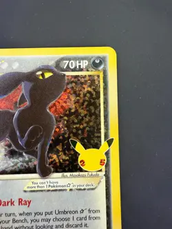 Pokemon TCG: Umbreon Gold Star 17/17 Celebrations 25th Anniversary NM/M - Image 5