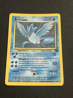 Pokemon TCG Legendary Birds Full Holo Set; Moderate Play - Image 4