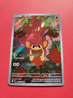 Pansear 099/086 Illustration Gold Star White Flare Pokemon 2025 - Image 1