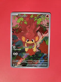 Pansear 099/086 Illustration Gold Star White Flare Pokemon 2025 - Image 2