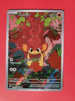 Pansear 099/086 Illustration Gold Star White Flare Pokemon 2025 - Image 4
