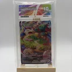 Snorlax VMAX 142/202 2020 SW&SH Holo Ultra Rare VMAX ACE 10 Pokemon TCG - Image 1