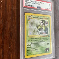 2000 POKEMON GYM CHALLENGE HOLO #4 ERIKA'S VENUSAUR PSA 7 - Image 2
