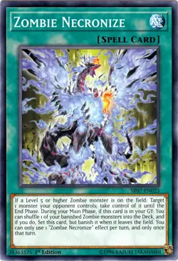 Yugioh! MP Zombie Necronize - SR07-EN023 - Common - 1st Edition Moderately Playe - Image 1