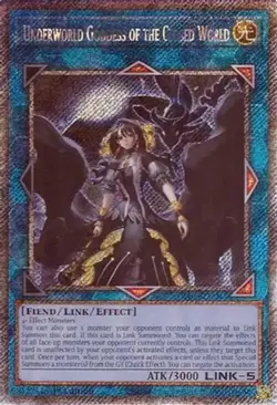 Yugioh! Underworld Goddess of the Closed World - RA02-EN045 - Platinum Secret Ra - Image 1