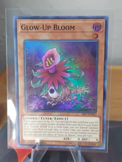 Yugioh Glow-Up Bloom SR07-EN003 Super Rare 1st Ed LP - Image 1