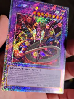 Yu-Gi-Oh! Starving Venom Fusion Dragon RA04-EN272 Platinum Secret Rare 1st Ed NM - Image 3