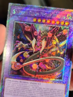 Yu-Gi-Oh! Starving Venom Fusion Dragon RA04-EN272 Platinum Secret Rare 1st Ed NM - Image 4