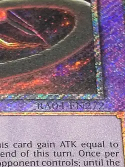 Yu-Gi-Oh! Starving Venom Fusion Dragon RA04-EN272 Platinum Secret Rare 1st Ed NM - Image 5