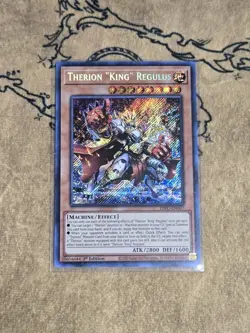 Yugioh Therion "King" Regulus DIFO-EN007 1st Edition Secret Rare NM - Image 1