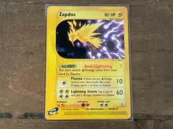 Pokemon Card - Zapdos Aquapolis 44/147 Rare - Image 1