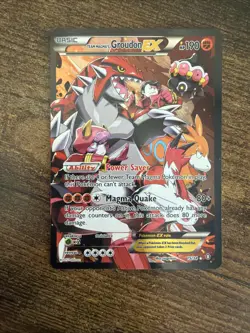 Pokemon TCG Team Magma's Groudon EX Double Crisis Holo Card 15/34 LP - Image 1