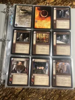 LORD OF THE RINGS LOTR ccg SHADOWS full set 266 cards 2004 Unplayed Cards Mint! - Image 1