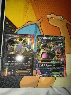 Pokemon Mega Tyranitar EX Card XY 43/98 Ancient Origins - Image 1