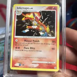 Infernape LV.X DP10 Black Star Promo 2007 Holo Rare Pokemon Card TCG - Image 1