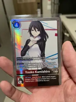Digimon Card Game Yuuko Kamishiro BT22-083 SR Cyber Eden - Image 1