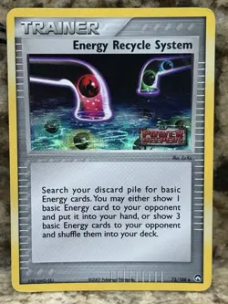 Pokemon Card - Energy Recycle System Power Keepers 73/108 Holo Stamped - MP - Image 1