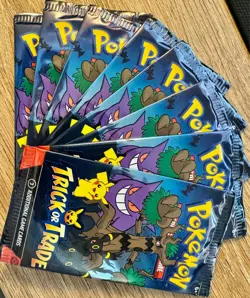 Trick or Trade Pokemon Halloween BOOster 3 Card Pack 2024 Sealed English - Image 1