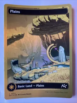 Magic the Gathering - Aetherdrift - Plains - FIRST-PLACE FOIL - NM - Image 1