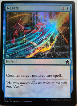 Negate - Magic the Gathering Foundations - FOIL - Image 1