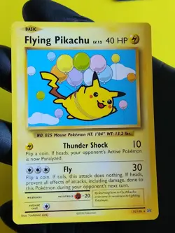 Pokemon TCG Flying Pikachu 110/108 Evolutions (NM) - Image 1