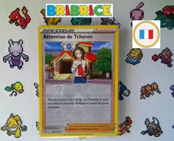 Carte pokemon Attention de Tcheren Cheren's Care Stars E 134/172 REVERSE FR - Image 1