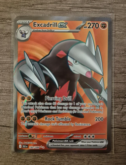 Pokemon Black Bolt Full Art Ultra Rare Excadrill EX 160/086 MINT / NEAR MINT - Image 1