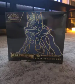 Pokemon Center Lucario Elite Trainer Box ETB Mega Evolutions New/Sealed TCG - Image 1