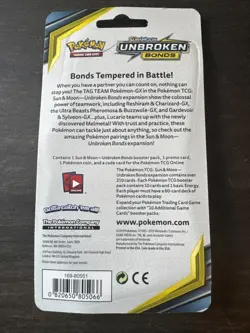 2019 Pokemon Sun & Moon Unbroken Bonds 1-pack Blister Pikachu SEALED - Image 2