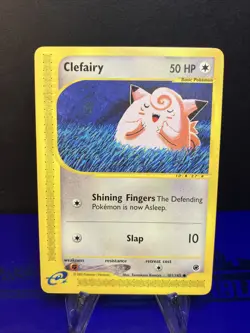 POKEMON- Clefairy -101/165- E Series- Expedition - Image 1