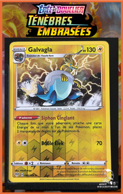 Carte Pokemon Galvagla 066/189 Holo Reverse EB03 Tenebres Embrasees FR - Image 1