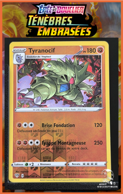 Carte Pokemon Tyranocif 088/189 Holo Reverse EB03 Tenebres Embrasees FR - Image 1