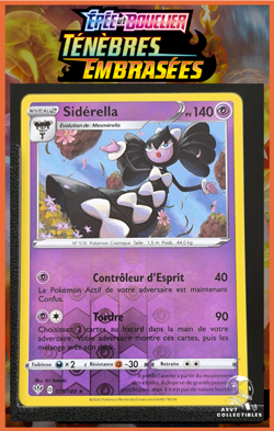 Carte Pokemon Siderella 075/189 Rare Reverse EB03 Tenebres Embrasees FR - Image 1
