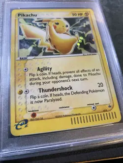 Pokemon TCG: PIKACHU 2003 Black Star Promo #12 Holo - PSA 9 MINT - Image 4