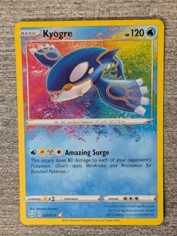 Shining Fates Pokemon TCG Kyogre 21/72 Amazing Rare Holo - SP20 - Image 1