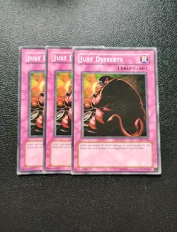 Yu-Gi-Oh - Just Desserts 3X - Full Playset - Image 1