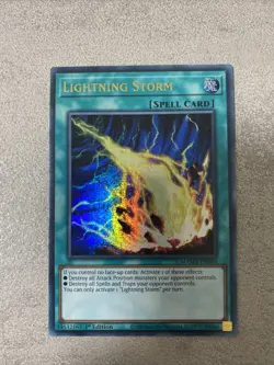 Yu Gi Oh ! FULMINE TEMPESTA (LIGHTNING STORM) MAMA-EN089 Versione INGLESE - Image 3