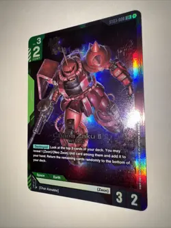 Char's Zaku II Foil - ST03-006 LR NM - Gundam TCG Card Game CCG English - Image 3