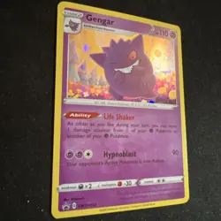 Pokemon Promo Card - Gengar SWSH052 SWSH: Sword & Shield Promo Cards Holo NM - Image 3