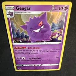 Pokemon Promo Card - Gengar SWSH052 SWSH: Sword & Shield Promo Cards Holo NM - Image 4