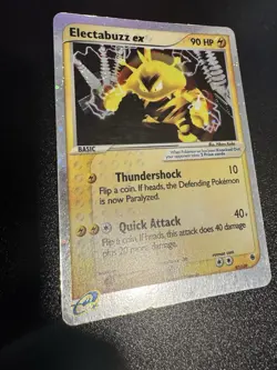 Electabuzz EX 97/109 Ruby and Sapphire Reverse Holo LP Pokemon Card - Image 1