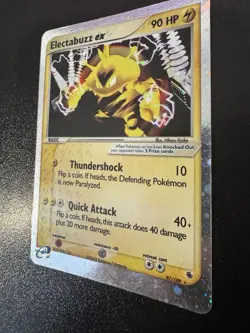 Electabuzz EX 97/109 Ruby and Sapphire Reverse Holo LP Pokemon Card - Image 3